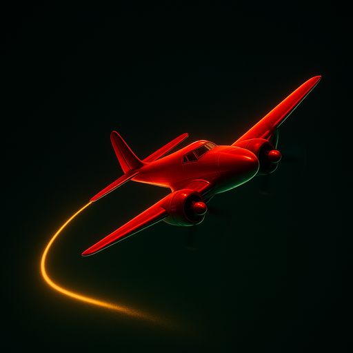 Aviator red prop plane climbing multiplier curve on Winbuzz exchange