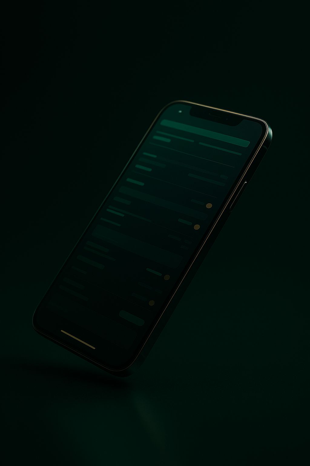 Smartphone displaying dark green and gold live cricket betting exchange odds interface
